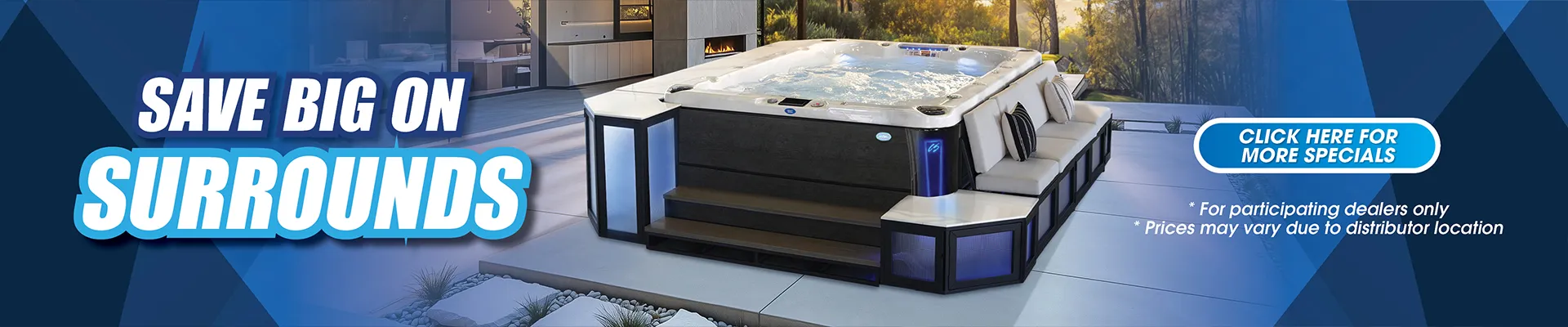Calspas hot tub being used in a family setting - Rockford