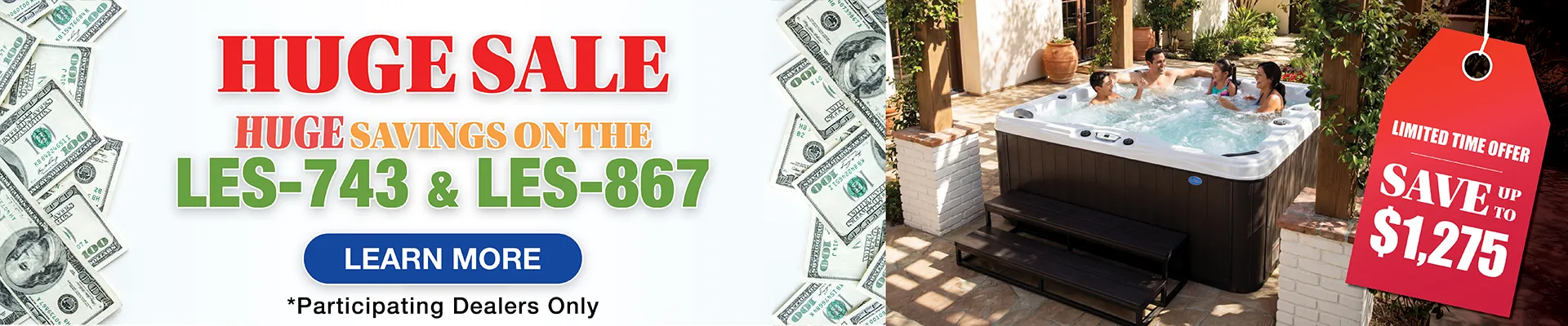 Calspas hot tub being used in a family setting - Rockford